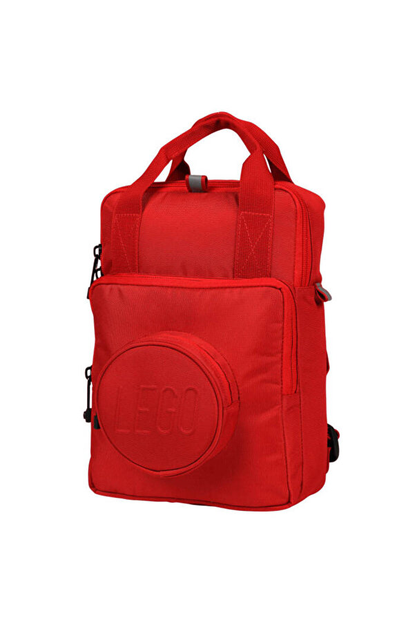 LEGO 20206B-0021 1x1 LEGO® Yapım Parçası Çocuk Sırt Çantası - Kırmızı