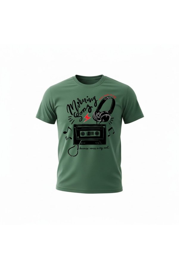 URBANTRENDSTORE Unisex Music Themed Oversize Fit Comfortable Wide Loose T-Shirt Casual T-Shirt