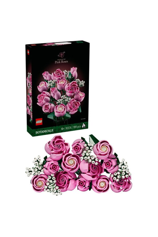 LEGO ® Botanicals - Pink Rose Bouquet 10374, 789 Pieces