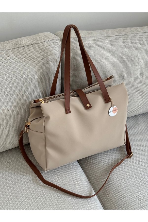 BAGLOVİS Suitable for Mother-Baby Use, Laptop Portable Women's Shoulder Bag EN40 H30