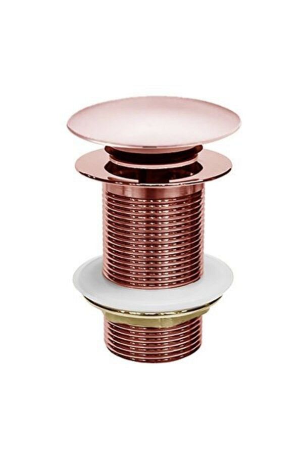 hilal-Rose Color Pop Up Sink Siphon Without Overflow Hole 1