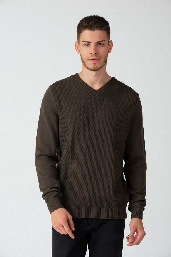 ALEXANDERGARDI-V-Neck Regular Fit Sweater (e20-512400) 1