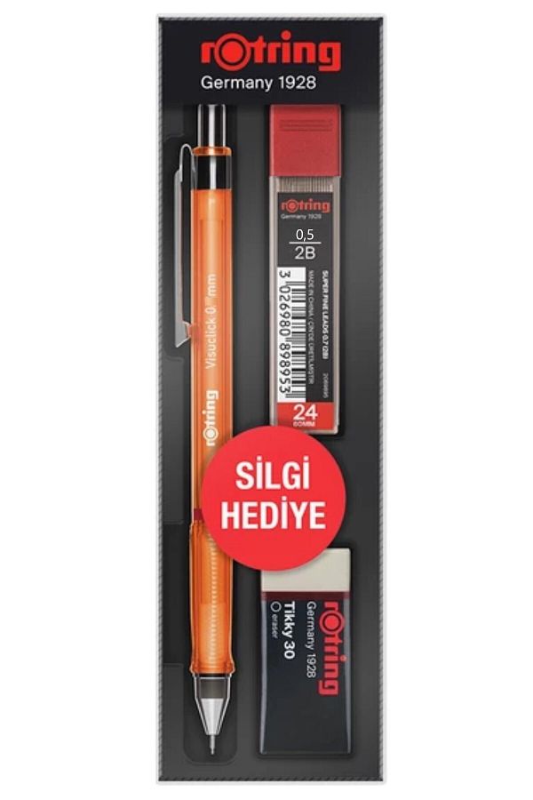 Rotring-Visuclick 0.5 Mm Versatil Pen Nib and Eraser Set 1