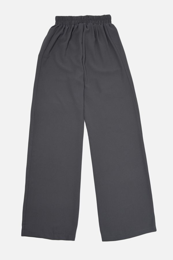 Trendyol Collection Gray Tall Wide Leg Trousers