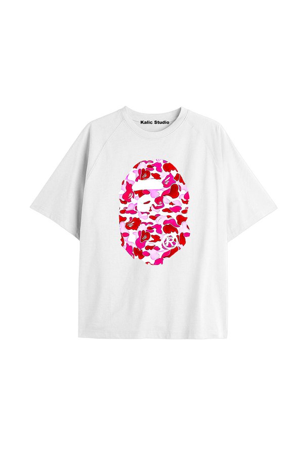 Kalic Studio Bappe Monkey Oversized T-Shirt White