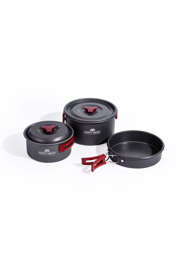 ON OFF KAMP Camping Pots and Pans Set 11 Pieces for 2 3 Persons Trendyol