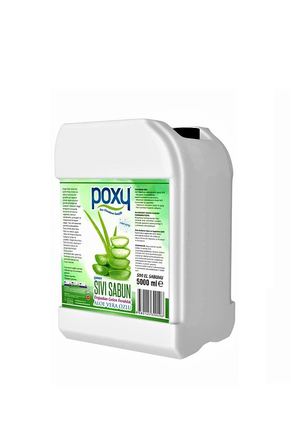 Poxy-5000 ml Natural Soft Liquid Soap with Aloe Vera Extract 1