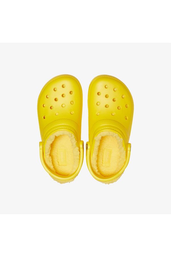 Yellow lined crocs cheap