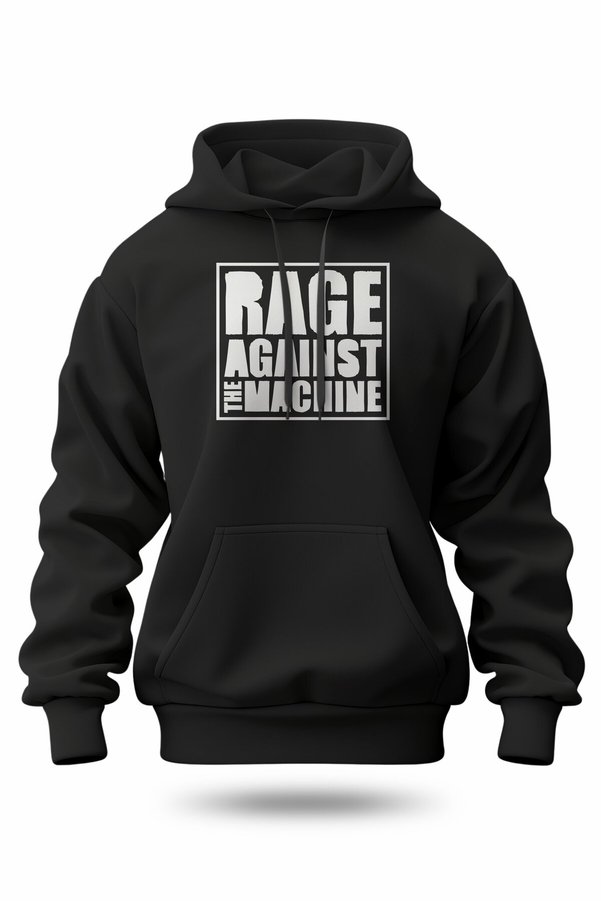 buzagi tasarım ürünleri Rage Against the Machine Unisex Hooded Sweatshirt