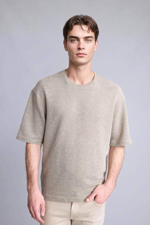 Defacto Cotton Boxy Fit Short Sleeve T-Shirt H6292Ax26Sm