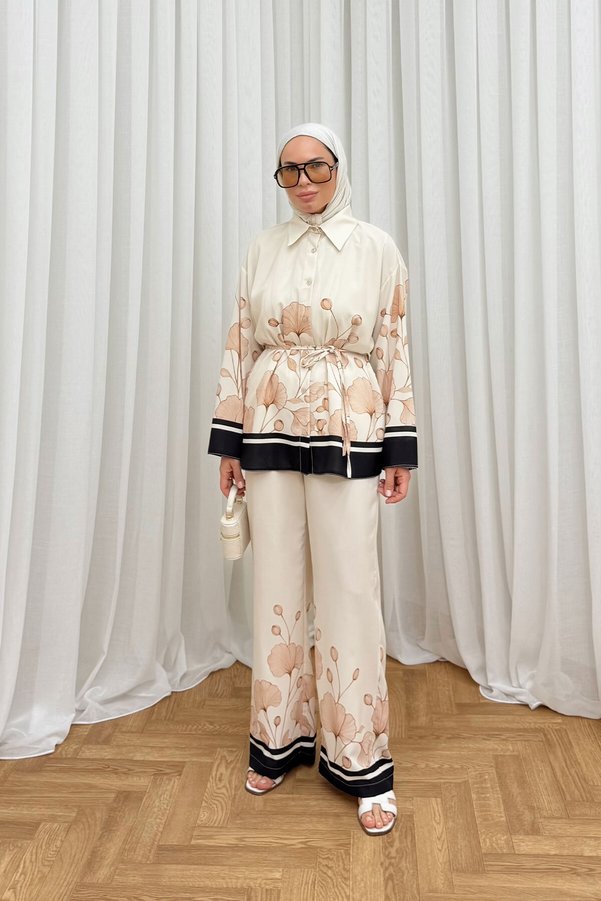 Melike Tatar Patterned Set 32-2937