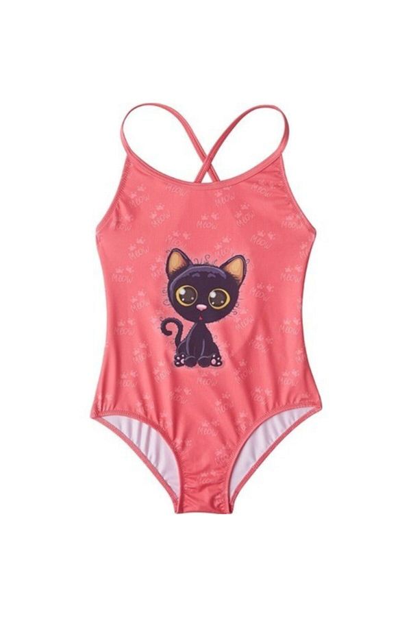 SLIPSTOP-Girl's Red Slipstop Mellow Swimsuit 1