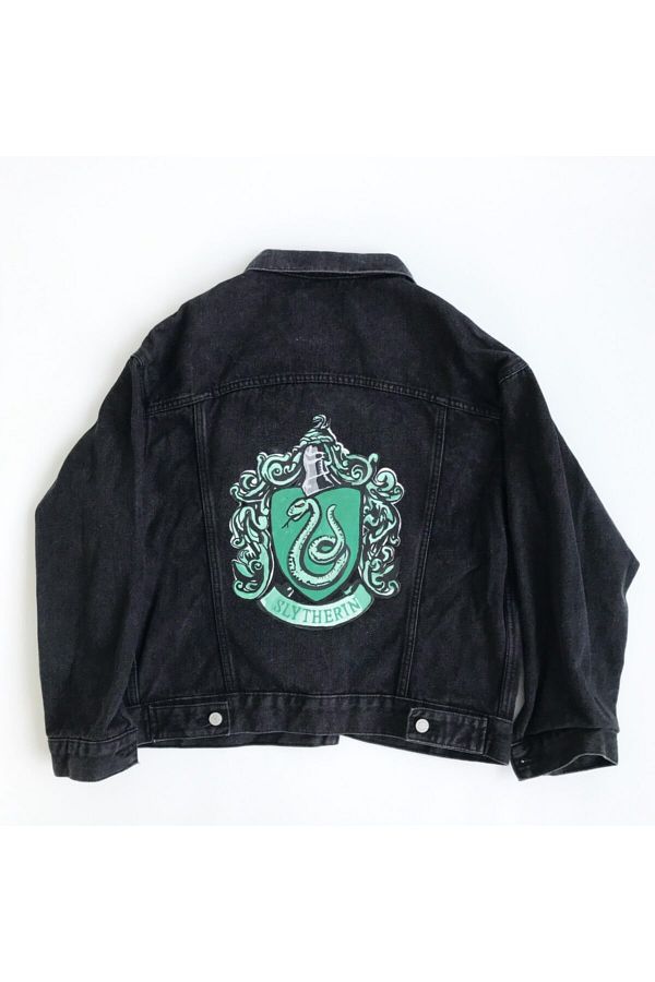 Slytherin leather jacket store