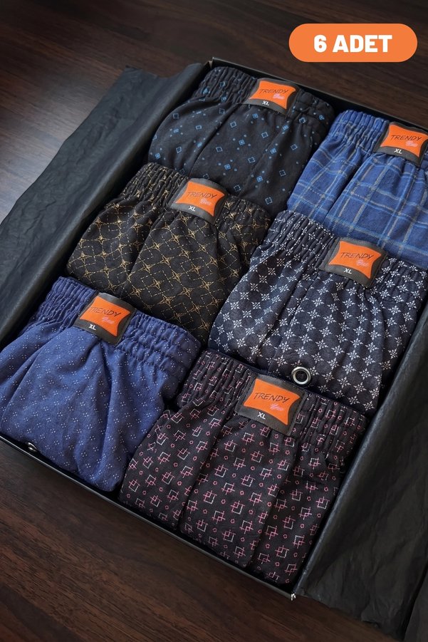 CNT Men's Stretch Fabric Boxer 6-Piece Premium Package