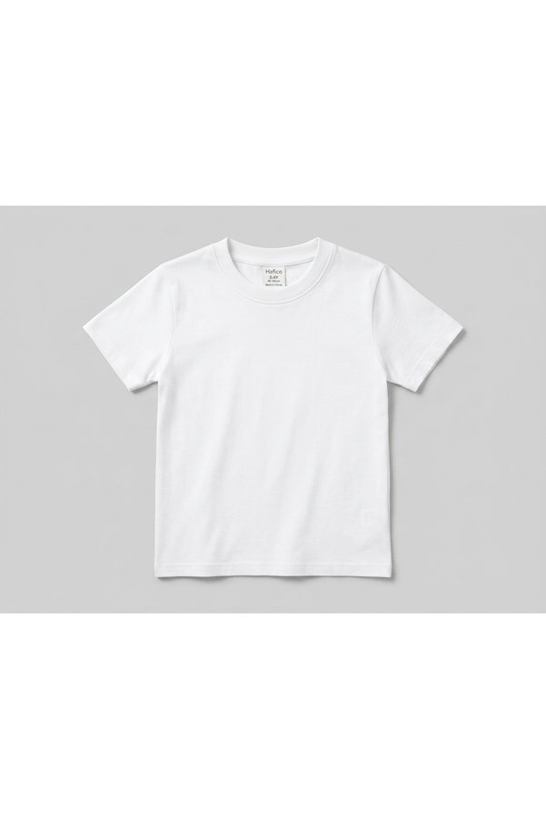 Hafico Boys/Girls Plain Basic T-Shirt 100% Cotton Crew Neck
