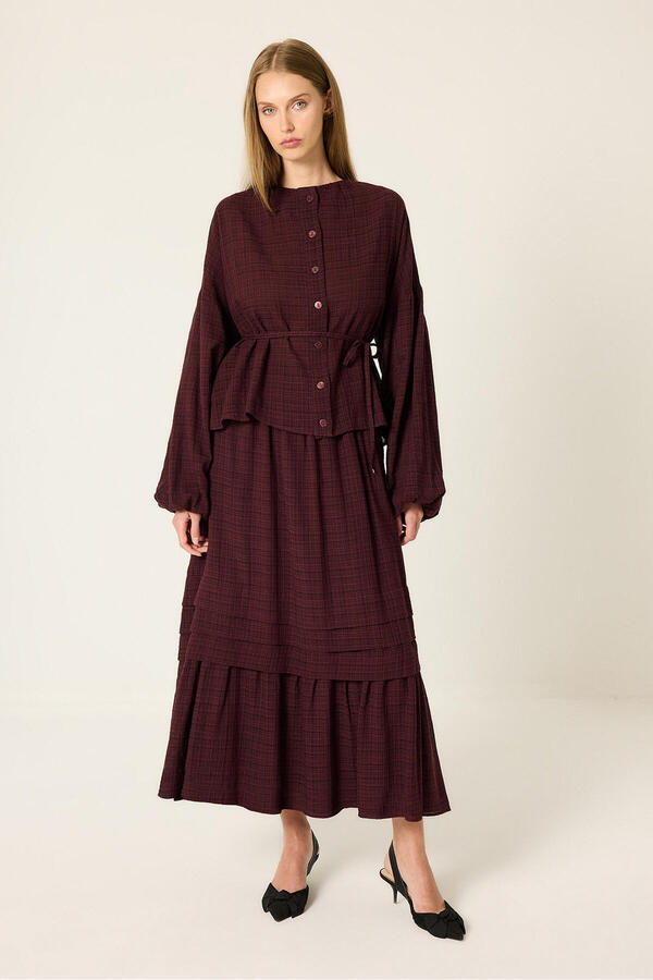 Touche Prive Shirt Skirt Set