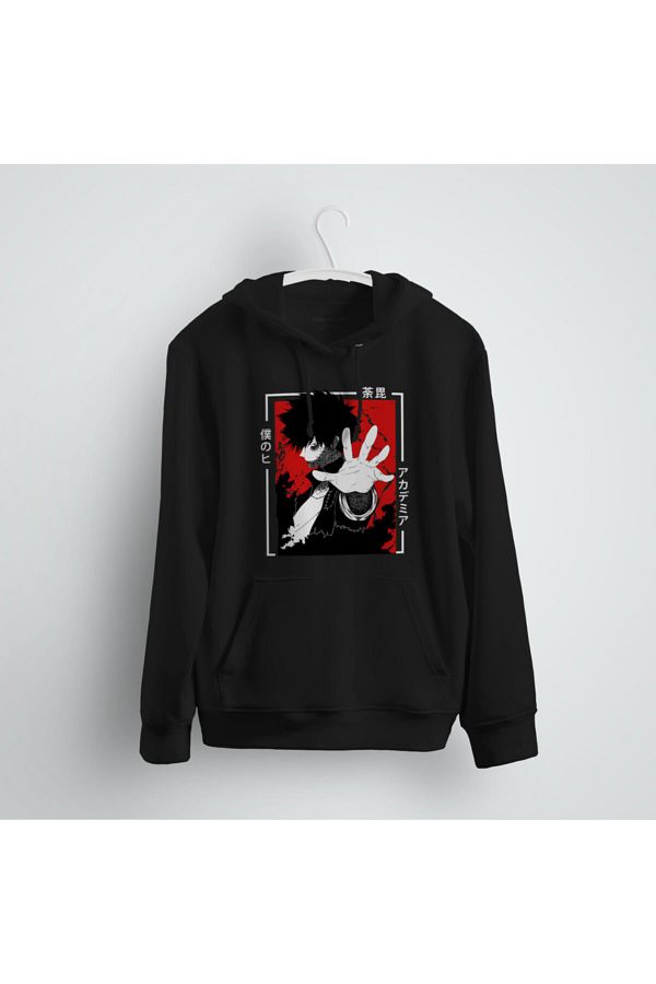karikaturstore Dabi My Hero Academia Boku No Hero Academia Manga Aesthetic Todoroki Anime Printed Hooded Sweat Trendyol