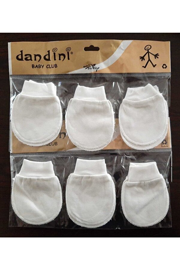 Dandini 6 Çift Unisex Bebek Eldiveni