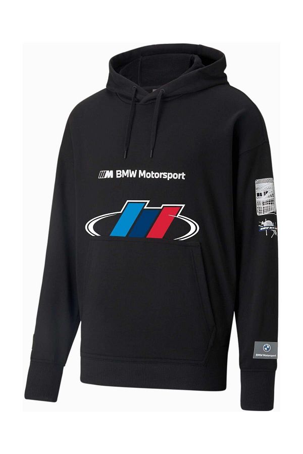 Puma Bmw Motorsport Men s Black Sweatshirt 531125 01 Trendyol