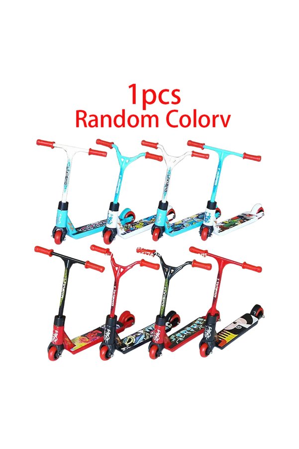 Choice Random 1PCS Novelty Funny Interactive Mini Finger Scooter Stunt Finger Toy Skate Skate Scooter Finge
