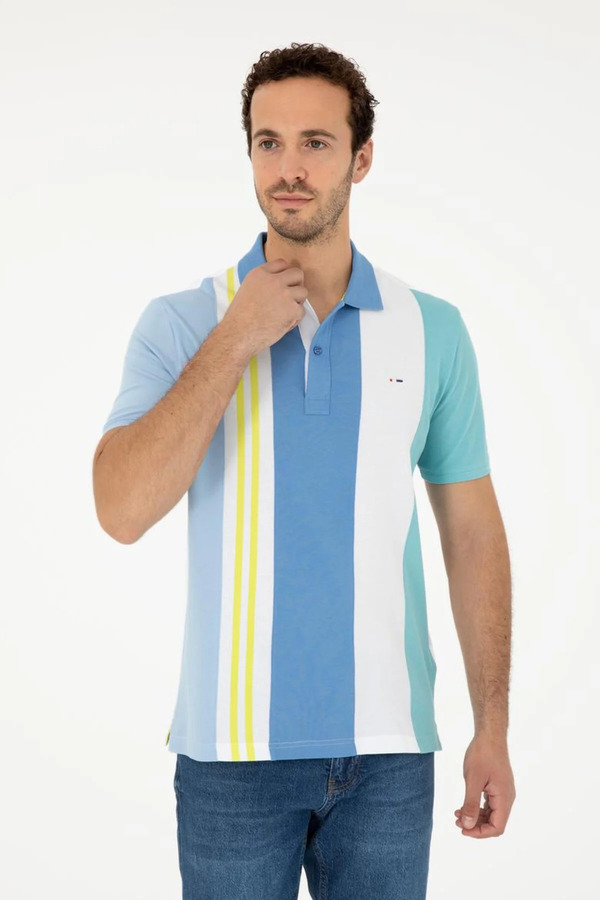 U.S. Polo Assn. U.S. Polo Blue Men's Regular Sports T-Shirt Dmls