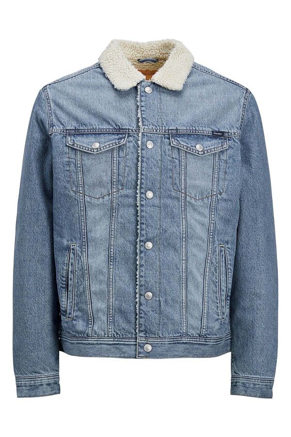 Jack Jones Men s Woolen Denim Jacket Jj jean Jjjacket Akm 766 Trendyol