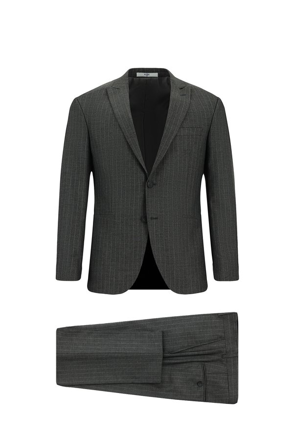 Kiğılı 7 Drop Super Slim Fit Extra Slim Fit Striped Suit