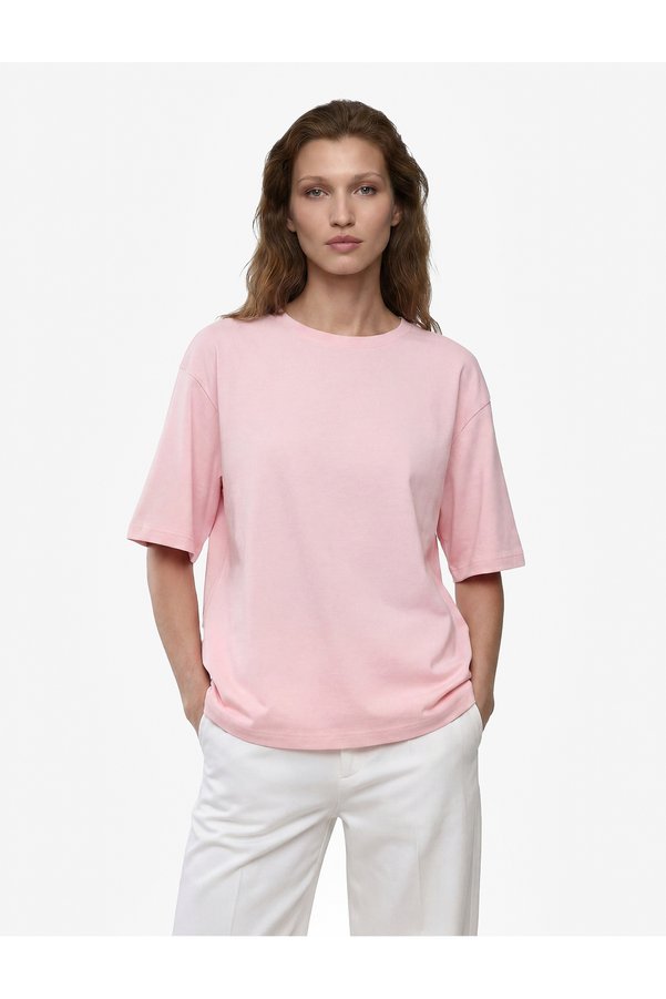 Koton Cotton Short Sleeve Crew Neck Oversize Basic T-Shirt