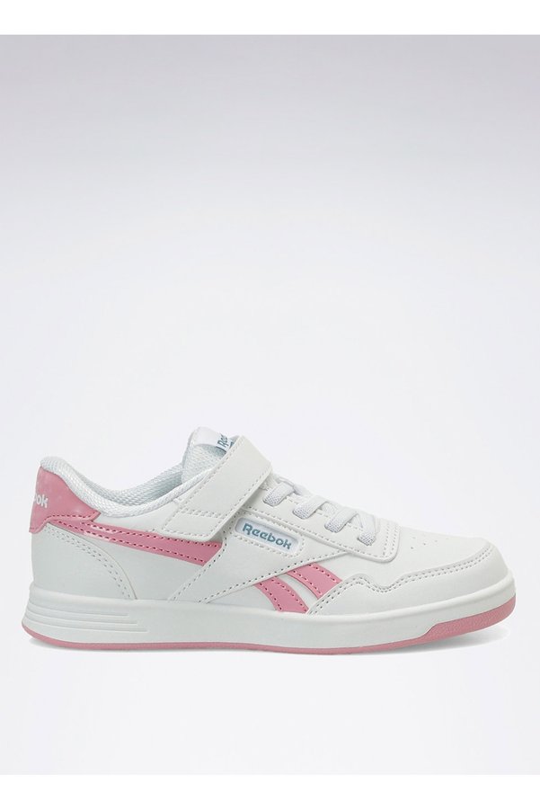 Reebok White Girls' Walking Shoes 102277706-Court Advance Elastic Lac
