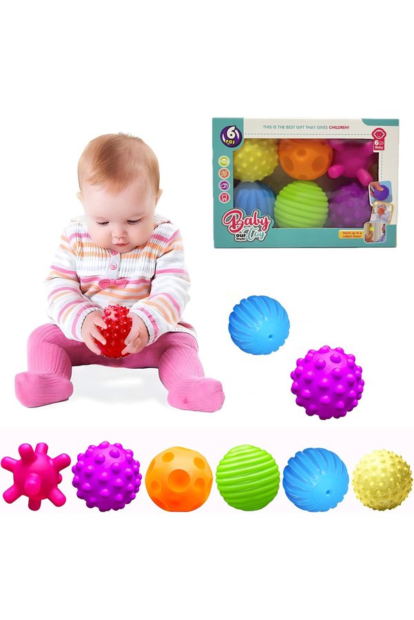Choice Sensory Balls for Baby Sensory Baby Toys 6 to 12 Months for Toddlers 1-3, Bright Color Textured M...