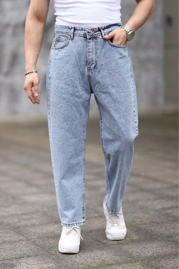 DORAJEANS Men's Boyfriend Jean Pants Premium Street Style Relaxed Fit