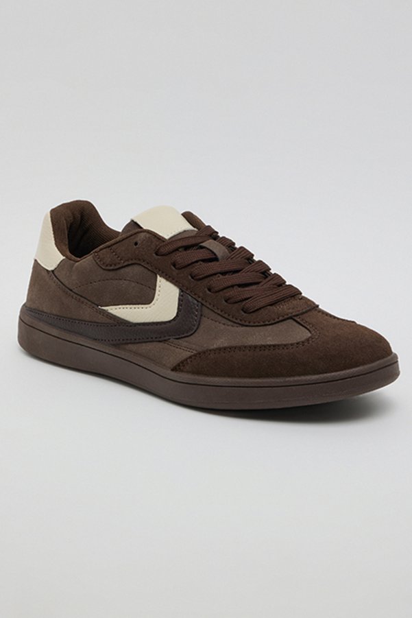 R&B Color Block Lace Up Sneakers