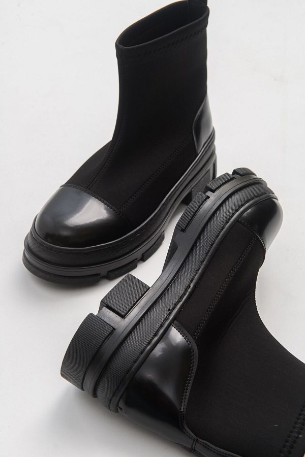 LuviShoes-Dámské boty Bendıs Black Scuba 1