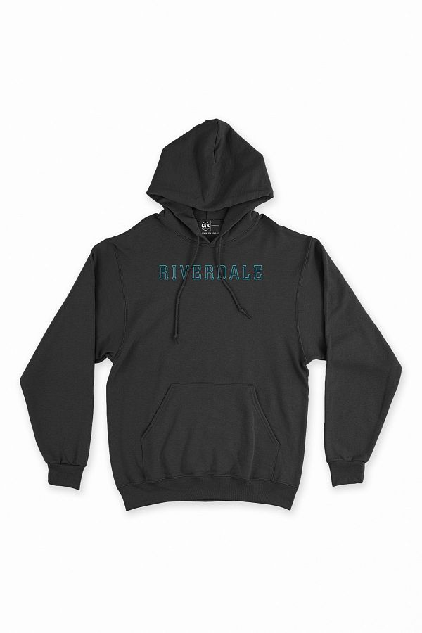 Cix Riverdale Black Hooded Sweatshirt Hoodie Trendyol