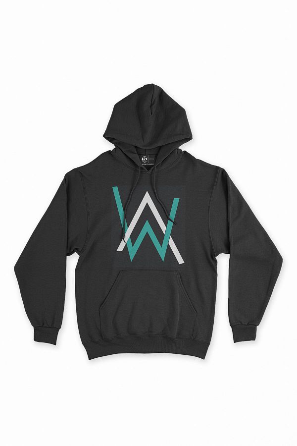 Cix Alan Walker Black Hooded Oversize Fleece Free Sweatshirt Hoodie Trendyol