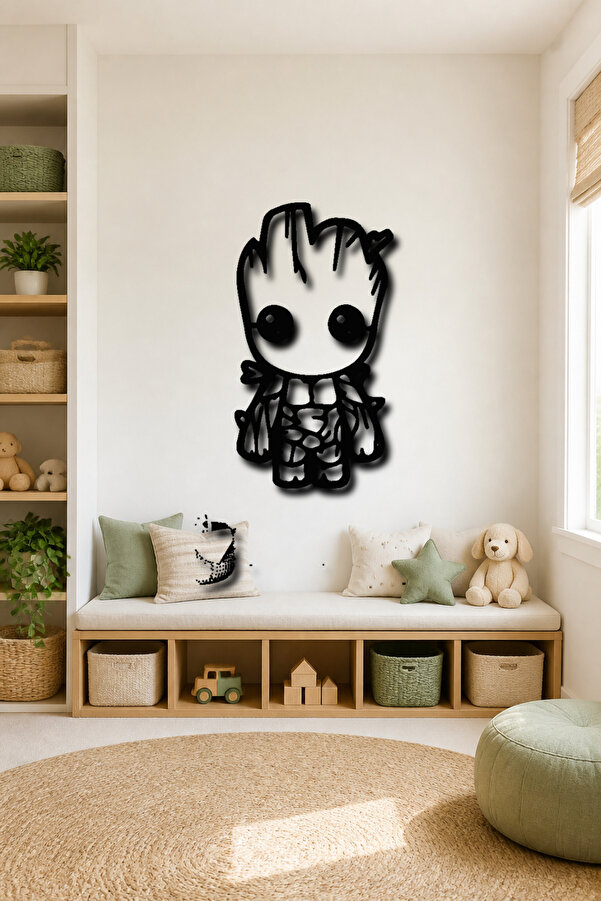 Baby Groot Metal Tablo