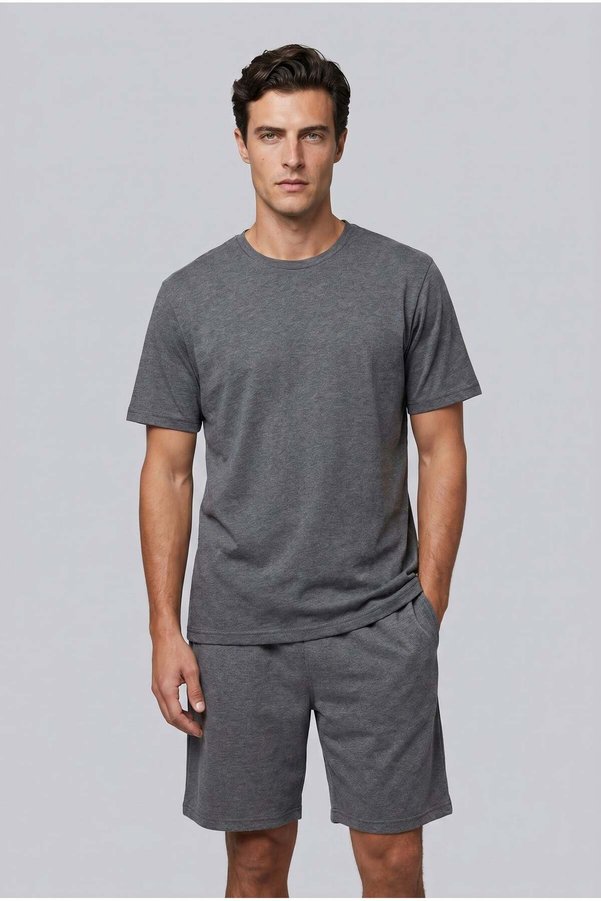 Brix Men's Pajama Set Anthracite