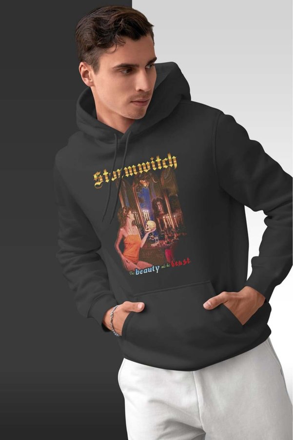 buzagi tasarım ürünleri Stormwitch Oversize Hooded Unisex Sweatshirt