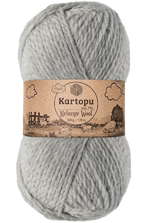 Grey wool yarn best sale