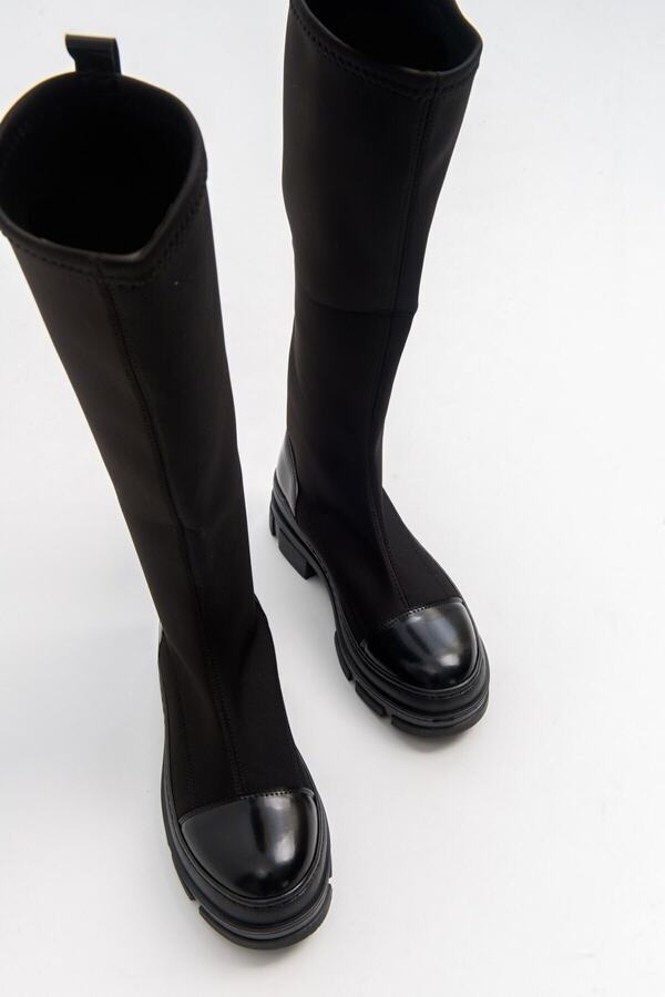 LuviShoes-Dámské boty Bella Black Scuba 1