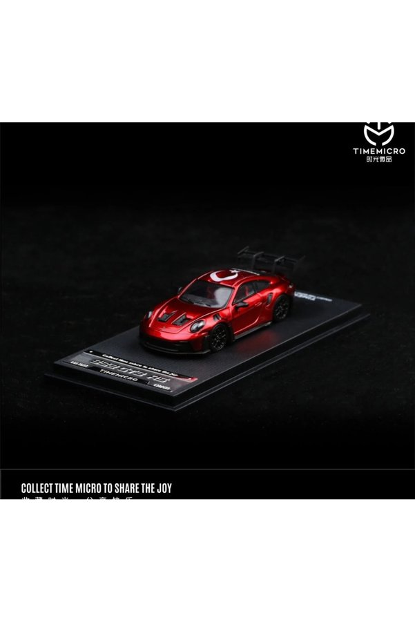 Timemicro 1:64 Porsche 992 Gt3 Rs Turkey Special Limited Model Car with Turkish Flag