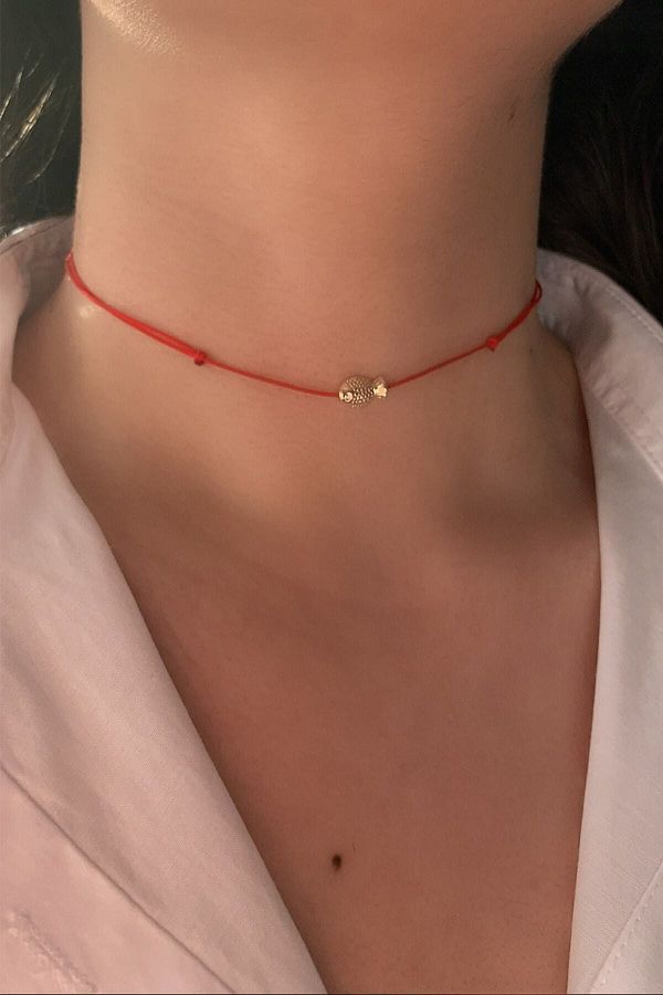 String online necklace choker