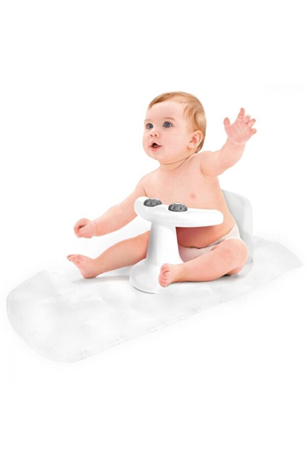 Dolu Oyuncak 7052 Vantuzlu Kaymaz Paspaslı Bebek Banyo Oturağı Oyuncaklı Koltuğu Seat Bath