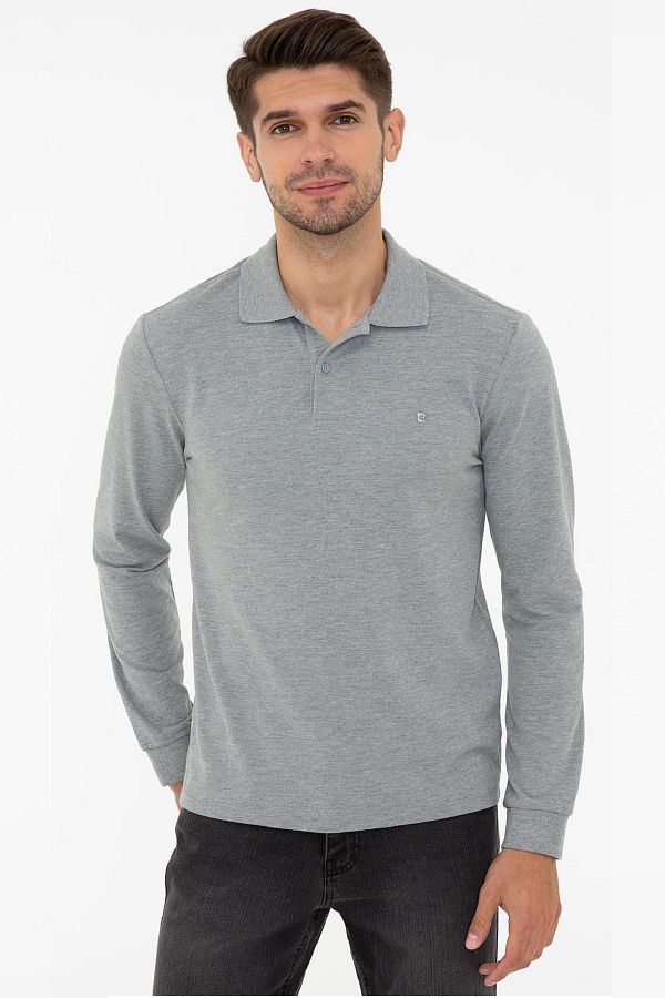 Pierre Cardin-Hanorac gri pentru bărbați 1