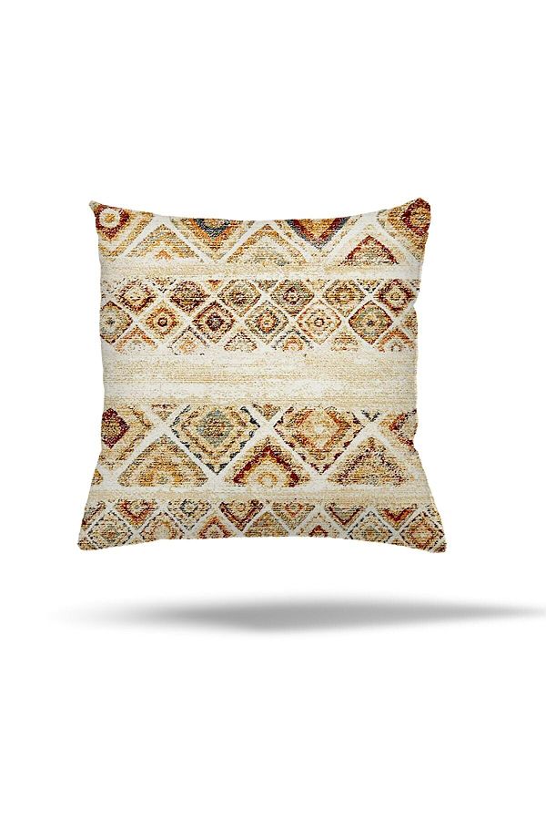 on the clouds-Patchwork Flower Pattern Ethnic Hidden Zippered Pillow Case Throw Pillow Cover Seat Pillow Case 1