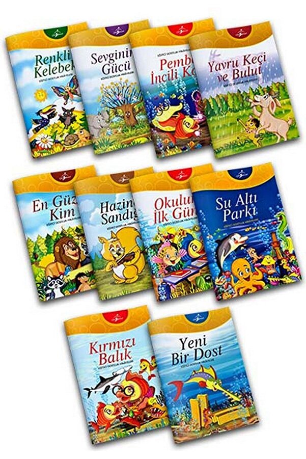 Çocuk Gezegeni Eğitici Dostluk Hikayeleri - Değerler Eğitimi - 10 Kitap