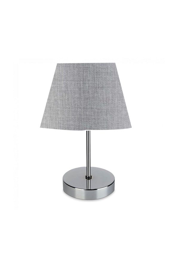 EvLight-Nura Chrome Lampshade Gray 1