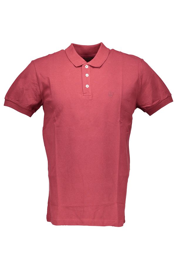 Collezione Men s Polo Neck Claret Red Short Sleeve T Shirt Trendyol