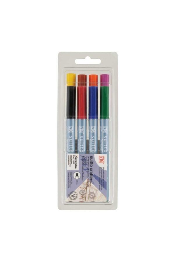 Zig-Siirtilebilir Brush 8 Colors Permanent Pen Suitto Crafters 1