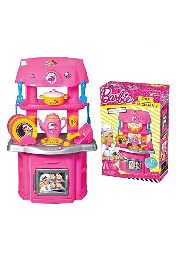 Mattel Hediye Oyuncak Barbie Şef Büyük Mutfak Set - 01503